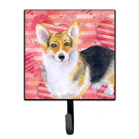 Carolines Treasures Pembroke Corgi Love Leash or Key Holder BB9729SH4